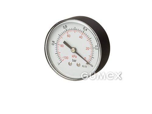 MANOMETER UND VAKUUMMETER STANDARD - ANSCHLUSS HINTEN